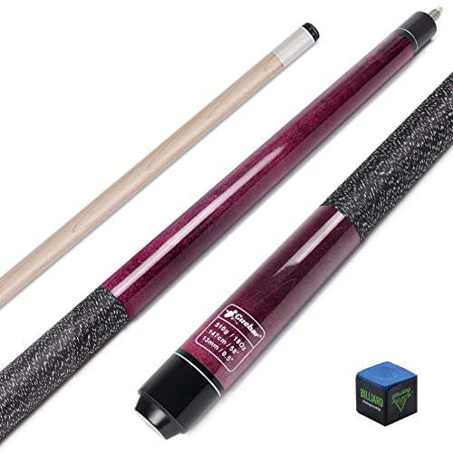CUEBAR Poolqueue, 147 cm, Poolstab für Erwachsene, 2-teilig, Hausbar, Billardqueues, Hartholz, Billardtischstab für Männer und Frauen, Violett, 510 g CUEBAR Poolqueue, 147 cm, Poolstab für Erwachsene, 2-teilig, Hausbar, Billardqueues, Hartholz, Billardtischstab für Männer und Frauen, Violett, 510 g von CUEBAR