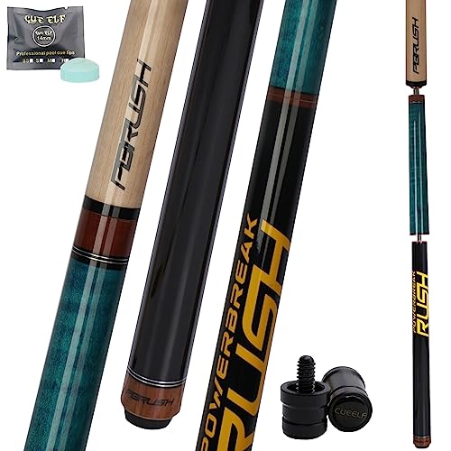 CUEELF Heavy Hitter Jump Break Poolqueue, 595 g, 623 g, 652 g, 3-teilig, extra harte Bakelit-Spitze für explosive Pausen und mühelose Sprünge CUEELF Heavy Hitter Jump Break Poolqueue, 595 g, 623 g, 652 g, 3-teilig, extra harte Bakelit-Spitze für explosive Pausen und mühelose Sprünge von CUEELF