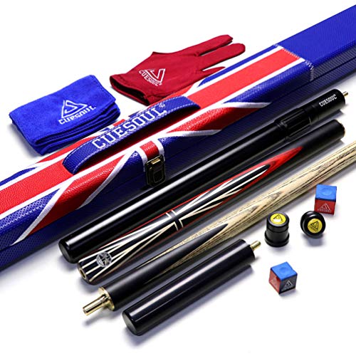 CUESOUL 57 "Handcraft 3/4 Ebenholz Snooker Queue mit Union Jack Flag Design CUESOUL 57 "Handcraft 3/4 Ebenholz Snooker Queue mit Union Jack Flag Design von CUESOUL