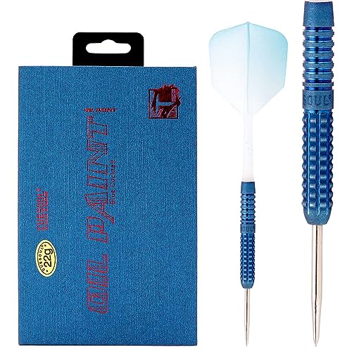 CUESOUL Blue Cocktail 22g Stahlspitze 90% Tungsten Dart Set mit Ölfarbe Finish und Farbverlauf ROST Flights CUESOUL Blue Cocktail 22g Stahlspitze 90% Tungsten Dart Set mit Ölfarbe Finish und Farbverlauf ROST Flights von CUESOUL