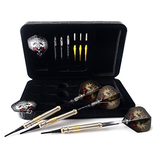 CUESOUL Dragon Deluxe Soft Dartpfeile Set with Luxury Case, 16 gram (B1103) von CUESOUL