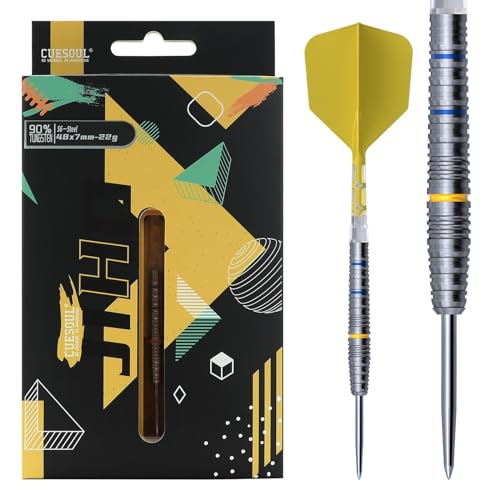 CUESOUL JIHO S6 22 g Stahlspitze, 90% Wolfram-Dart-Set mit vereinheitlichendem ROST T19 Flight CUESOUL JIHO S6 22 g Stahlspitze, 90% Wolfram-Dart-Set mit vereinheitlichendem ROST T19 Flight von CUESOUL