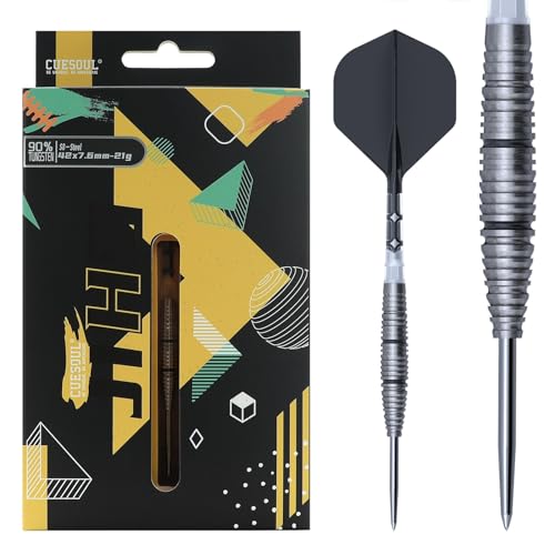 CUESOUL JIHO S8 21 g Stahlspitze, 90% Wolfram-Dart-Set mit vereinheitlichendem ROST T19 Flight CUESOUL JIHO S8 21 g Stahlspitze, 90% Wolfram-Dart-Set mit vereinheitlichendem ROST T19 Flight von CUESOUL