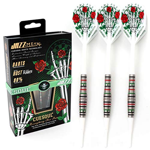 CUESOUL Jazz-Metal 19g Soft Tip 90% Wolfram Dart Set mit integrierten ROST Flights CUESOUL Jazz-Metal 19g Soft Tip 90% Wolfram Dart Set mit integrierten ROST Flights von CUESOUL