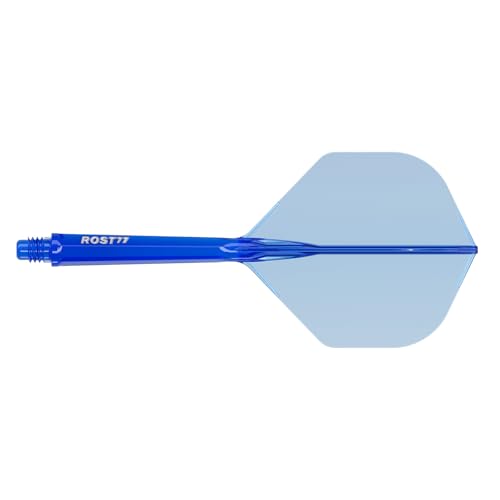 CUESOUL ROST 77 Integrierter Dartschaft und Flight, Standardform, 3er-Set (klare Farbserie) von CUESOUL