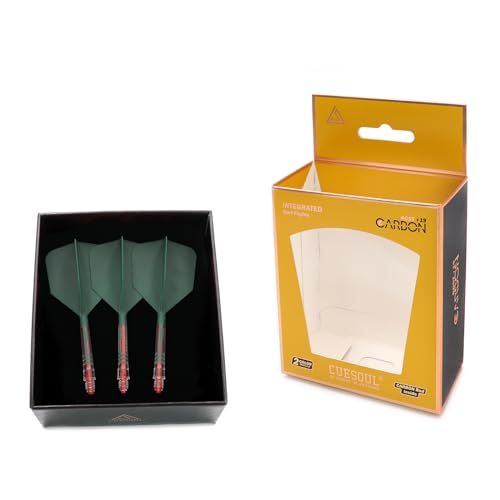 CUESOUL ROST T19 Carbon Integrierter Dartschaft und Flight Big Wing-Form, 3er-Set CUESOUL ROST T19 Carbon Integrierter Dartschaft und Flight Big Wing-Form, 3er-Set von CUESOUL