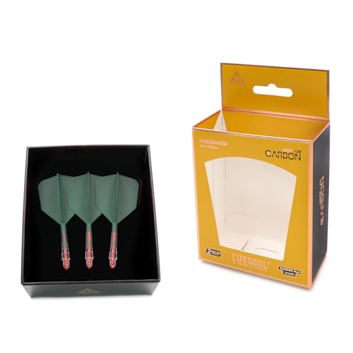 CUESOUL ROST T19 Carbon Integrierter Dartschaft und Flight Big Wing-Form, 3er-Set CUESOUL ROST T19 Carbon Integrierter Dartschaft und Flight Big Wing-Form, 3er-Set von CUESOUL