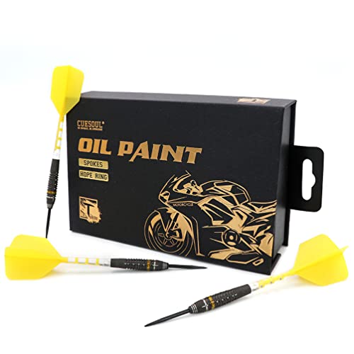 CUESOUL SPEICHEN 22 g Stahlspitze 90% Tungsten Dartset mit Ölfarbe und vereinheitlichendem ROST T19 Flight CUESOUL SPEICHEN 22 g Stahlspitze 90% Tungsten Dartset mit Ölfarbe und vereinheitlichendem ROST T19 Flight von CUESOUL