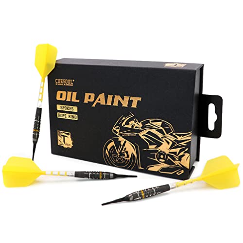 CUESOUL Spokes 20 g Soft Tip 90% Tungsten Dartset mit Ölfarbe und vereinheitlichendem ROST T19 Flight CUESOUL Spokes 20 g Soft Tip 90% Tungsten Dartset mit Ölfarbe und vereinheitlichendem ROST T19 Flight von CUESOUL