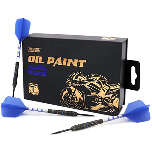 CUESOUL Suspension 24 g Stahlspitze 90% Tungsten Dart-Set mit Ölfarbe und vereinheitlichendem ROST T19 Flight CUESOUL Suspension 24 g Stahlspitze 90% Tungsten Dart-Set mit Ölfarbe und vereinheitlichendem ROST T19 Flight von CUESOUL