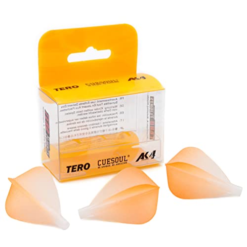 CUESOUL TERO AK4 Dart Flights Verschiedene Formen mit unterschiedlichen Verlaufsfarben, 3er Set von CUESOUL