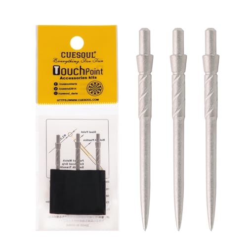CUESOUL Touch Point II Ersatzpfeile aus Stahl, Kragendesign, Stahlspitzen, 3er-Pack CUESOUL Touch Point II Ersatzpfeile aus Stahl, Kragendesign, Stahlspitzen, 3er-Pack von CUESOUL