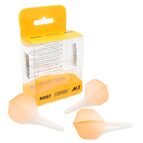 CUESOUL integrierter Dartschaft und Flights Standardform,abgestufte Farbe,Set mit 3 Stück von CUESOUL