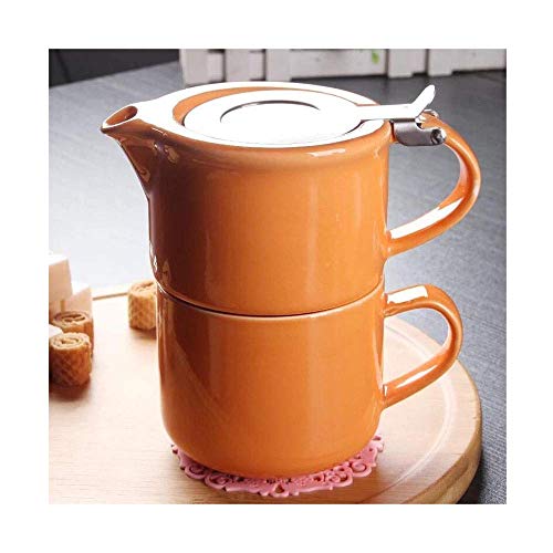 CUNTO Exquisites Keramik-Teeset, tragbar, Geschmacksleben, Teeset, Nachmittagstee, Kaffeetasse, langsames Leben für den Haushalt von CUNTO