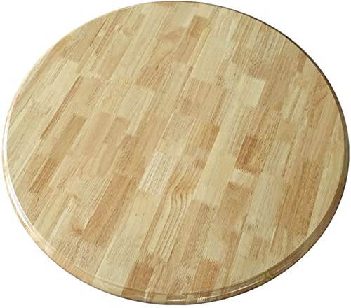 CUNTO Wood Lazy Susan Drehteller, drehbare Servierplatte aus massivem Holz für Esstisch, 360 Grad sanfte Drehung, drehbar, 28/32/35/39 Zoll von CUNTO