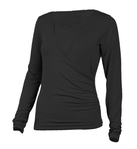 CURARE Damen Yogatop Wrap, black, S, Flow #37 CURARE Damen Yogatop Wrap, black, S, Flow #37 von CURARE