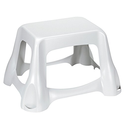 Curver Trittschemel mittelhoch in weiß, Polypropylen, 35 x 25 x 10 cm Curver Trittschemel mittelhoch in weiß, Polypropylen, 35 x 25 x 10 cm von Curver