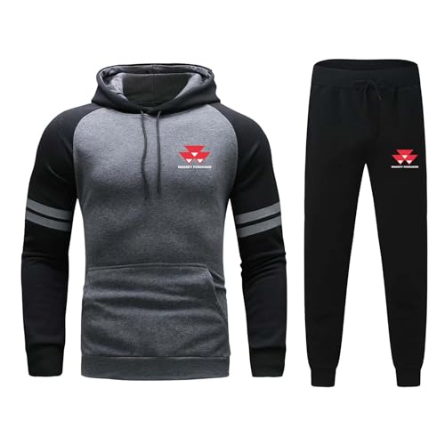 CUTEZED Herren Trainingsanzug Jogginganzug Sportanzug, Massey-Ferguson Kapuzenpullover Jogginghose Set 2 Teiliges Langarm Sportswear Hoodies Jacken Sweatshirt Und Hose,M, 02 CUTEZED Herren Trainingsanzug Jogginganzug Sportanzug, Massey-Ferguson Kapuzenpullover Jogginghose Set 2 Teiliges Langarm Sportswear Hoodies Jacken Sweatshirt Und Hose,M, 02 von CUTEZED