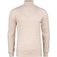 CUTTER & BUCK Blakely Rollkragenpullover Herren 810 - sand melange L von CUTTER & BUCK