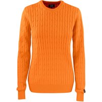 CUTTER & BUCK Blakely Strickpullover Damen 18 - blood orange M von CUTTER & BUCK