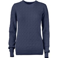 CUTTER & BUCK Blakely Strickpullover Damen 554 - navy melange 3XL von CUTTER & BUCK