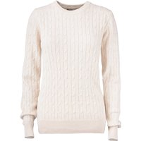 CUTTER & BUCK Blakely Strickpullover Damen 810 - sand melange 3XL von CUTTER & BUCK