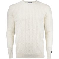 CUTTER & BUCK Blakely Strickpullover Herren 810 - sand melange L von CUTTER & BUCK