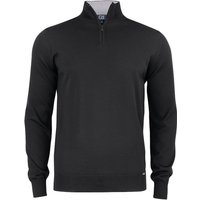 CUTTER & BUCK Everett 1/2-Zip Sweatshirt 99 - black 4XL von CUTTER & BUCK