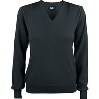 CUTTER & BUCK Everett V-Neck Pullover Damen 99 - black XL von CUTTER & BUCK