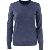 CUTTER & BUCK Kennewick Crewneck Strickpullover Damen 597 - sea blue melange M von CUTTER & BUCK