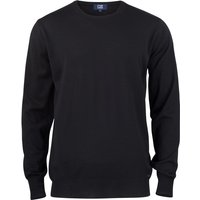 CUTTER & BUCK Kennewick Crewneck Strickpullover Herren 99 - black XXL von CUTTER & BUCK