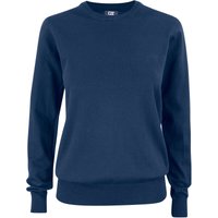 CUTTER & BUCK Oakville Crewneck Strickpullover Damen 580 - dark navy M von CUTTER & BUCK