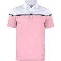 CUTTER & BUCK Seabeck Poloshirt Herren 21000 - pink/white XL von CUTTER & BUCK