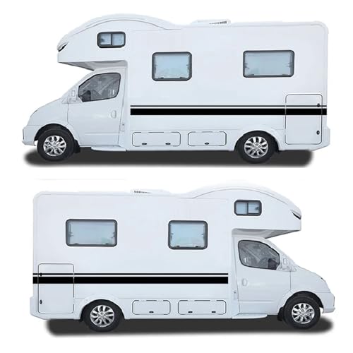 CUYENGT 10 m Autoaufkleber, Streifenmuster, Karosserie-Liniendekoration, Vinyl-Aufkleber, passend für Wohnmobil, Wohnwagen, Wohnmobil, Camper-Zubehör von CUYENGT