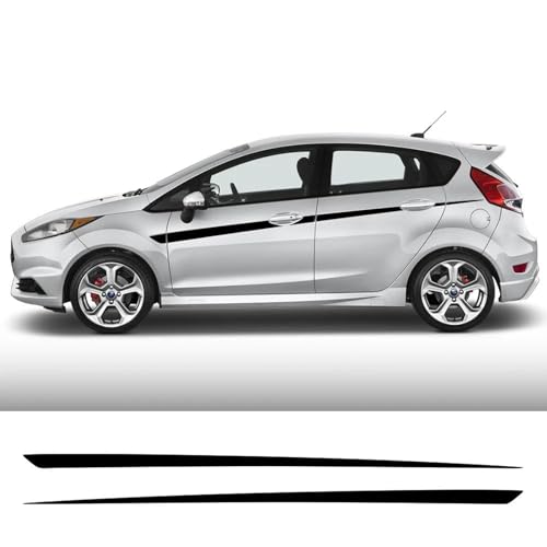 CUYENGT Auto-Seitentür-Streifen-Aufkleber, Vinyl-Aufkleber, passend für Ford Fiesta ST200 Fließheck-Limousine ST RSAccessories von CUYENGT