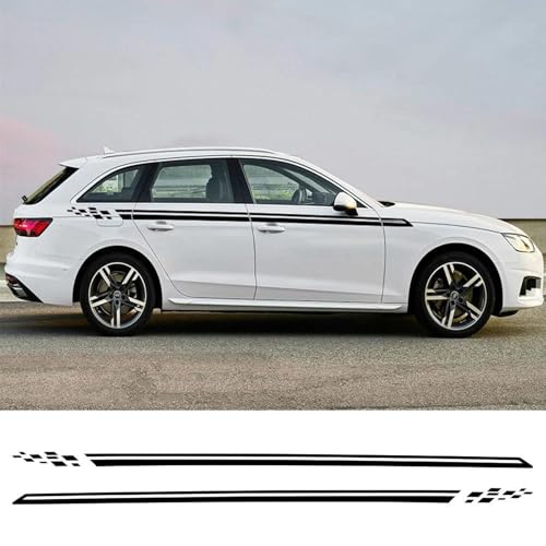 CUYENGT Auto-Seitentüraufkleber, Vinyl-Aufkleber, passend für Audi A4 B8 B9 B7 8W 8K 8E B6 8H A4L B5 Zubehör von CUYENGT