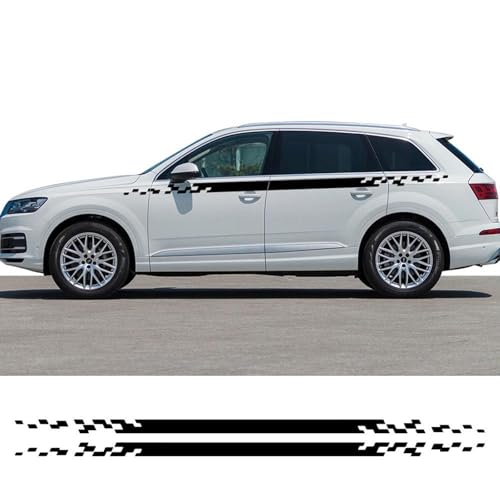 CUYENGT Autozierleisten Taillenlinie Aufkleber Vinyl Aufkleber, passend für Audi Q7 4M 4L Tuning Quattro S Line TFSI 2017 2020 2018 2023 Zubehör von CUYENGT