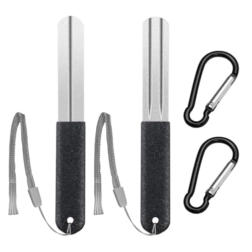 CVDYWDJIE 2 Stück Mini-Schleifsteine, 2 Stück Karabiner, Angelhaken-Hakenschärfer, Diamantpfeil-Schleifstein, Praktischer Spitzer, Angelhaken-Zubehör CVDYWDJIE 2 Stück Mini-Schleifsteine, 2 Stück Karabiner, Angelhaken-Hakenschärfer, Diamantpfeil-Schleifstein, Praktischer Spitzer, Angelhaken-Zubehör von CVDYWDJIE