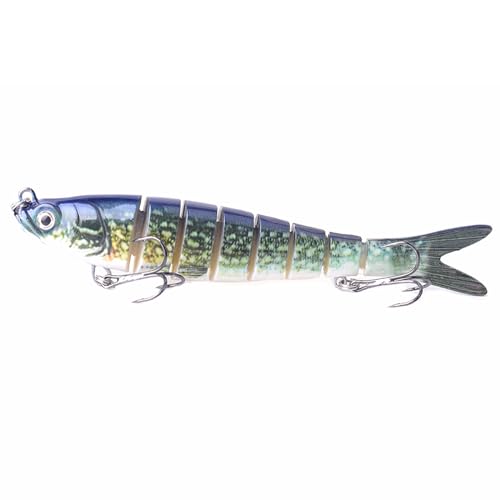 CVZQTE 3D Angelköder Swimbait Wobbler Mehrere Abschnitte Angelköder Angelköder Angelköder Wobbler von CVZQTE