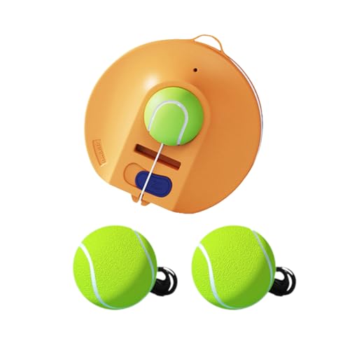 CVZQTE Tennis Übungs Rebounder Tragbarer Tennistrainer Tragbares Tennis Übungsgerät Einzelnes Tennis Trainingsgerät von CVZQTE