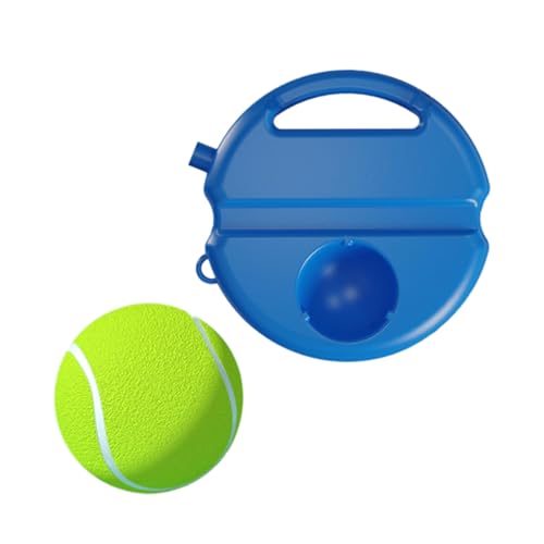 CVZQTE Tennis Übungs Rebounder Tragbarer Tennistrainer Tragbares Tennis Übungsgerät Einzelnes Tennis Trainingsgerät von CVZQTE