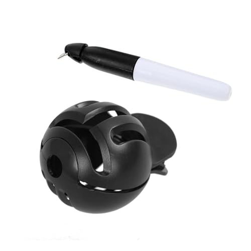 CVZQTE Tragbarer Golfball Liner Marker Mit Stift Golfball Linienmarkierung Zeichnungsschablonen Ausrichtungswerkzeuge Für Golfsport von CVZQTE