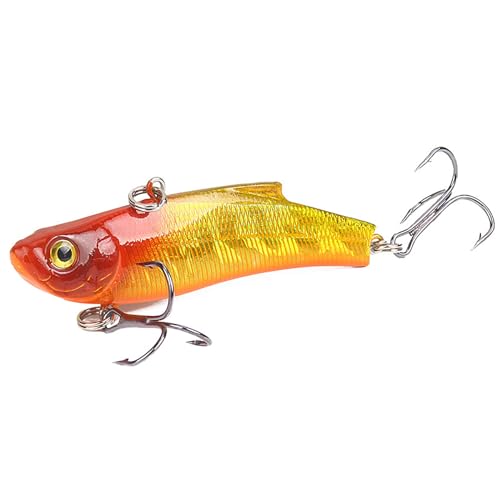 Winter Eisfischköder 7 Cm/18 G Sinkende Künstliche Rattlin Hartköder Kurbelköder Mit Drillingen Swimbaits Sinkende Künstliche Hartköder von CVZQTE