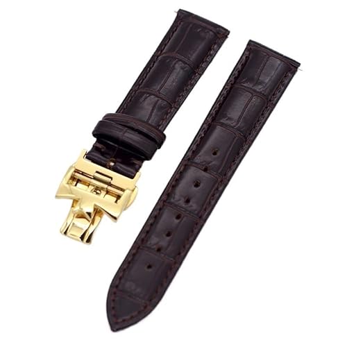 CWLPSL 19mm 20mm 22mm Doppelseitige Rindsleder-Uhrenarmbänder für Vacheron VC Uhrenarmband Constantin für Männer und Frauen Rindslederarmbänder von CWLPSL