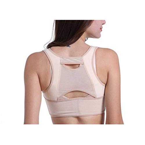 CWZZWS 1PC Frauen Brust Haltung Korrektor Stützgürtel Body Shaper Korsett Verstellbare Schulter Rückenstütze Rückenschmerzen corretor de postura (Größe: Small-S) Handgemacht von CWZZWS