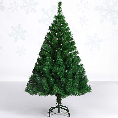 CWZZWS 7,8 Fuß künstlicher Weihnachtsbaum, Premium-Weihnachtsbaum aus Fichtenholz mit klappbarem Metallständer, 1200 Zweigspitzen für üppiges Aussehen, Durchmesser 130 cm. Das Neue von CWZZWS