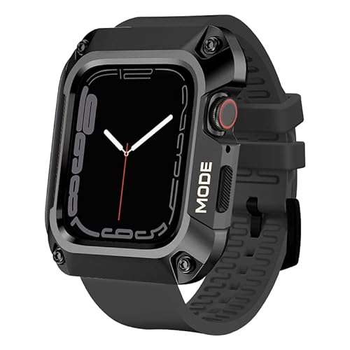 CWZZWS Luxus-Modifikationsset Mod-Metalllünette für Bandgehäuse 8 7 6 5 4 3 45 mm Armbandrahmen für iWatch von CWZZWS