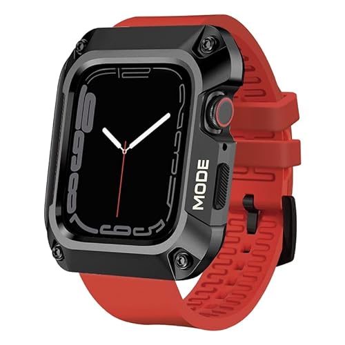 CWZZWS Luxus-Modifikationsset Mod-Metalllünette für Bandgehäuse 8 7 6 5 4 3 45 mm Armbandrahmen für iWatch von CWZZWS