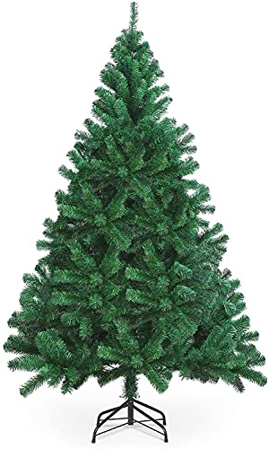 CWZZWS Weihnachtsbaum, Weihnachtsbäume, Ausverkauf, Weihnachtsdekoration mit Ständer, künstlicher Weihnachtsbaum für drinnen und draußen (Farbe: Grün, Größe: 180 cm) (Grün, 400 cm) von CWZZWS