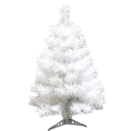 CWZZWS Weißer künstlicher Weihnachtsbaum, PET + PVC usw., verschlüsselter Weihnachtsbaum, automatischer Weihnachtsbaum, schwer entflammbar, Klassische realistische natürliche Zweige (Größe: 90 cm), von CWZZWS